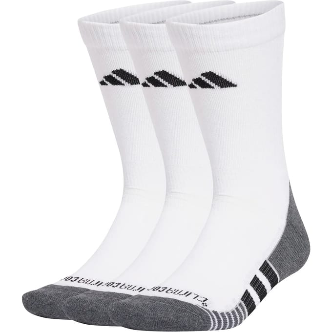 adidas Performance Performance CLIMACOOL Gevoerde Sokken 3 Paar - Unisex - Wit- 37-39