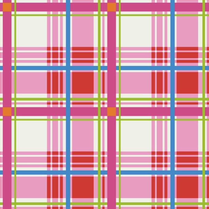 Bluuming Affairs - Kinderbehang - Blokjes - Behangpapier - Behang - Roze - 0,53 x 10 M.