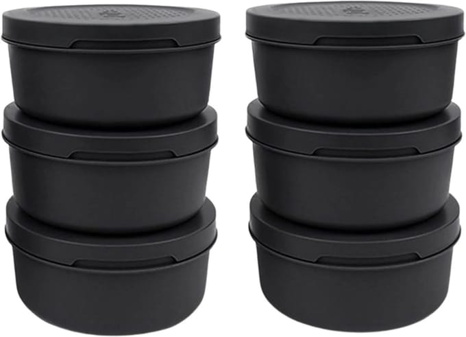 Spetina Vershouddoos Set6 Antraciet D16xh8cm