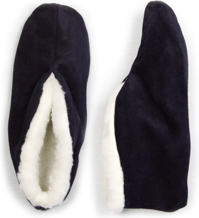 Spaanse kinder sloffen navy 33