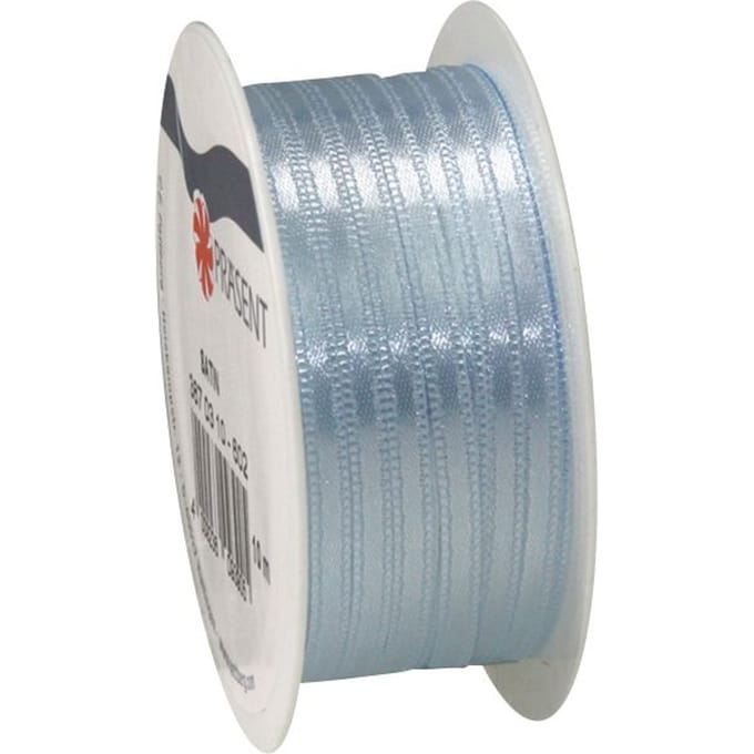 Satijnen lint, 3 mm - Lichtblauw