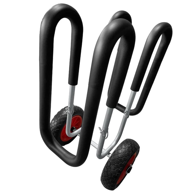 Stand Up Paddle Board SUP Transportwagen Aluminium 2 Wielen Surfplankdrager veelkleurig