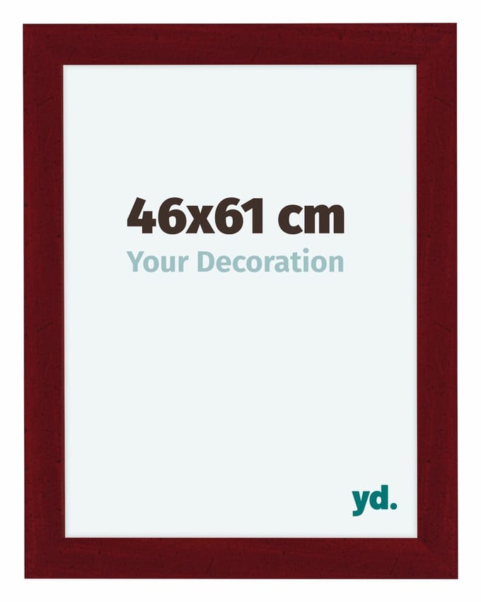 Your Decoration - Fotolijst 46x61 cm - MDF - Wijnrood Geveegd - Como