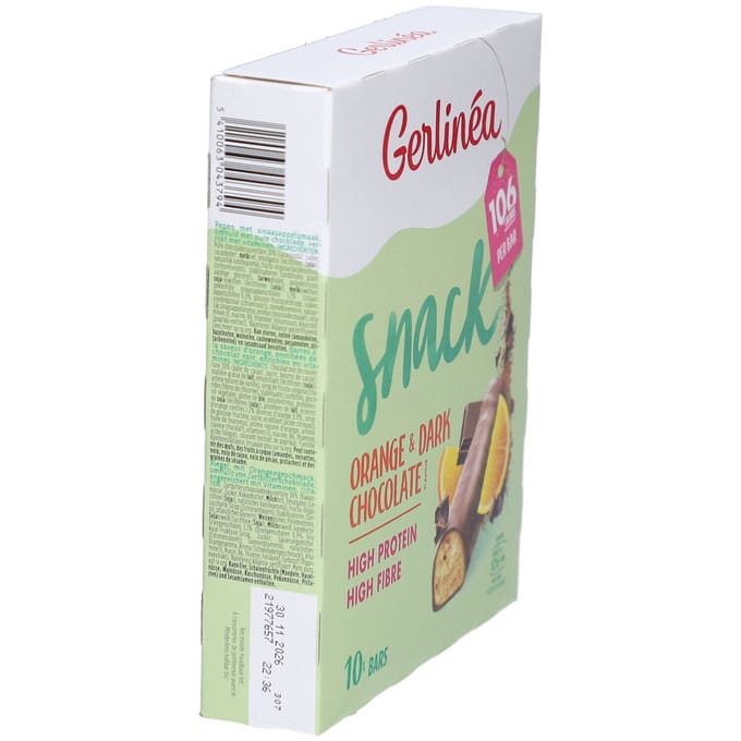 Gerlinea Tussendoortje - Repen - Sinaas en Pure Chocolade - 10 x 31 gr