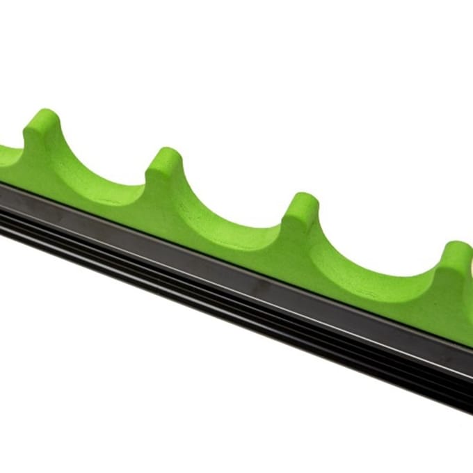 Verstelbare 2-delige Hengelhouder Zinklegering 4-poot Hengelhouder 12 holes green
