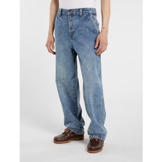 Flared/Bootcut Dickies MADISON BAGGY - DK0A4YECK211-DENIM RINSED FADE