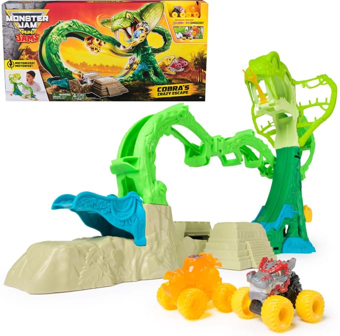Monster Jam - Mini Jams Cobra Booster Speelset