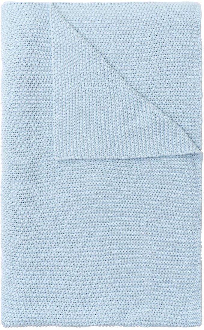 Marc O'Polo Nordic Knit Plaid Calm blue - 130x170 cm
