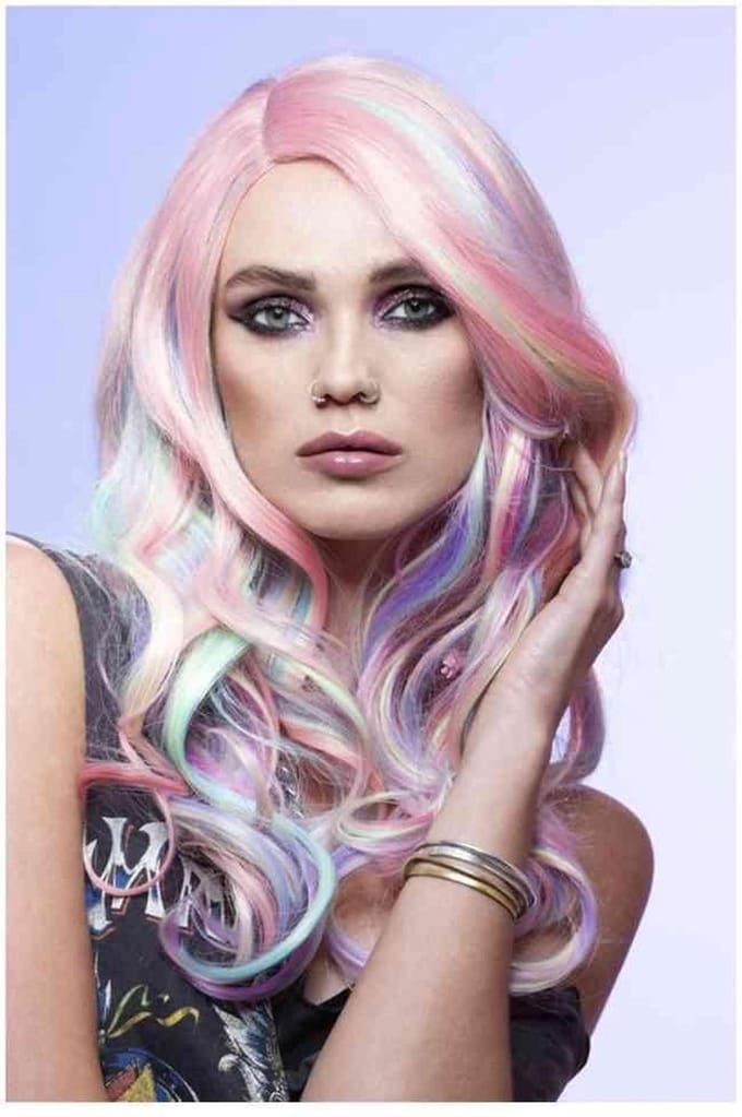 Manic Panic Pruik Unicorn Dream Queen Bitch Multicolours