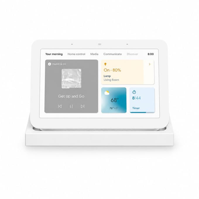 YUOM. Wandhouder geschikt voor Google Nest Hub 2e Generatie – Wall Mount – Houder voor Smart Display – Wit