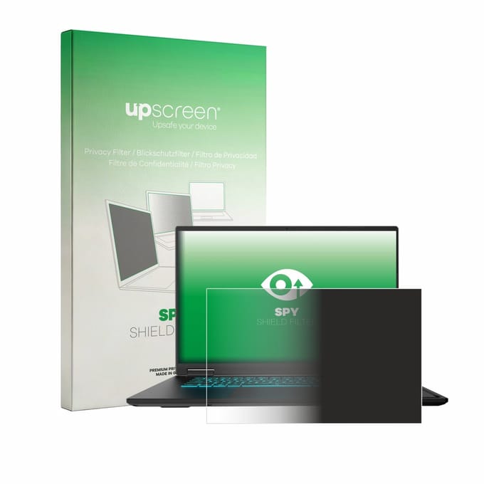 upscreen - privacyscherm voor Gigabyte Gaming A16 GA63H - privacy filter screenfilter Blauwlichtfilter