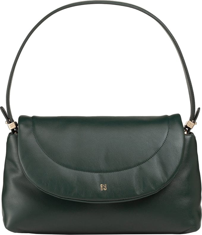 DuDu Melville Schoudertas Leder 31 cm - Dames - mangrove