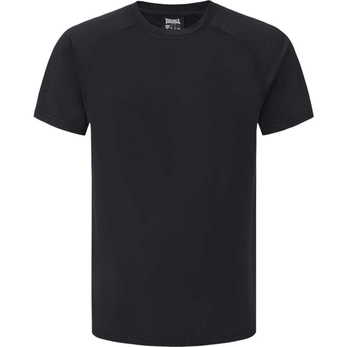 Lonsdale Heren-T-Shirt (Zwart)