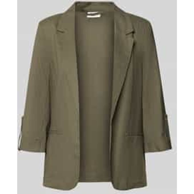 relaxed fit blazer van mix van viscose en linnen model 'GOA'
