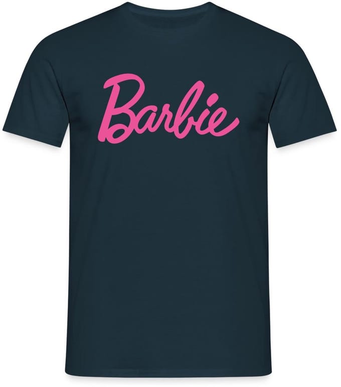 Barbie Klassiek Logo T-Shirt Heren