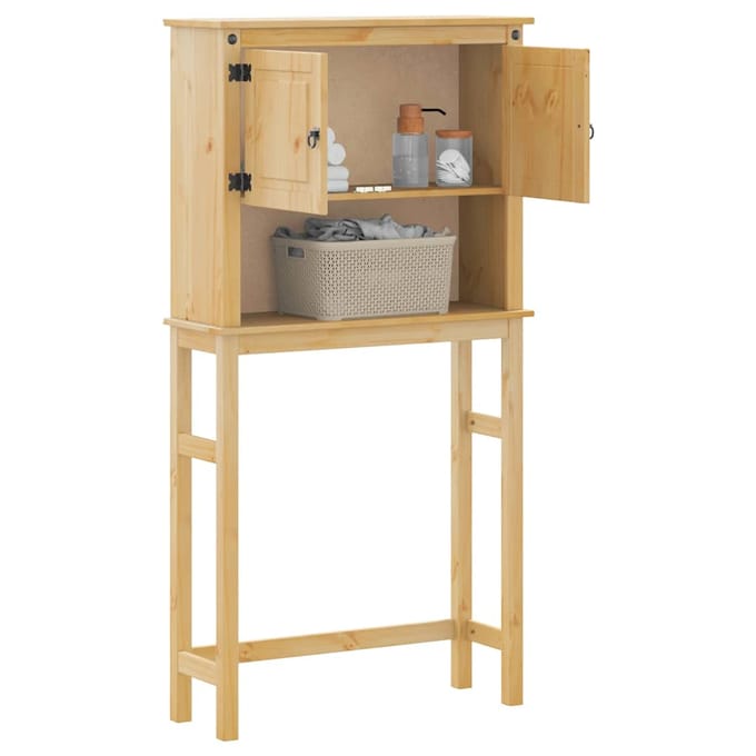 Vidaxl Meuble de Salle de Bain pour Machine à Laver Corona, Bois de Pin Massif
