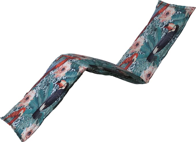 Madison - Tuinkussen - Loungekussen - 200 x 60cm - Rio Blauw - Ligbedkussen