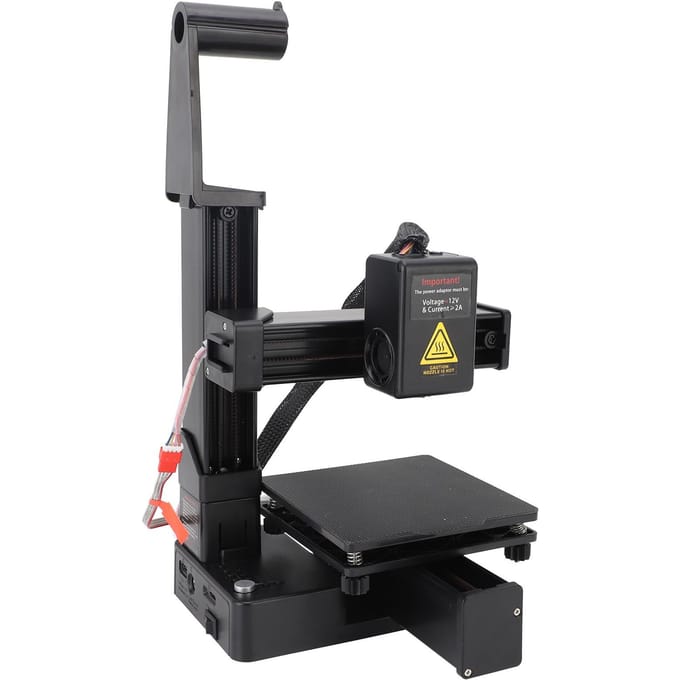 Imprimante 3D à multiplexage par répartition en fréquence, haute précision, chauffage rapide, compacte noir