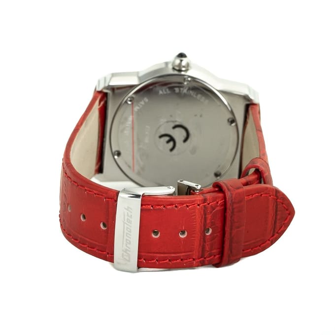 Horloge CHRONOTECH CT-7279M-05. Kwarts, Kleur rood. Uniseks. brown