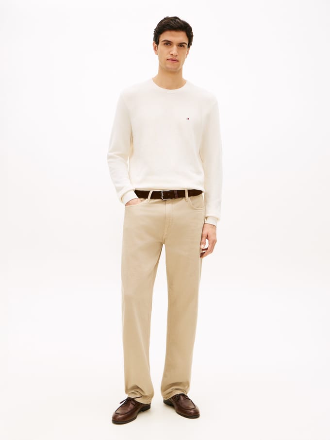 Tommy Hilfiger Pullover Essential Structure Crew Neck Ivory  L