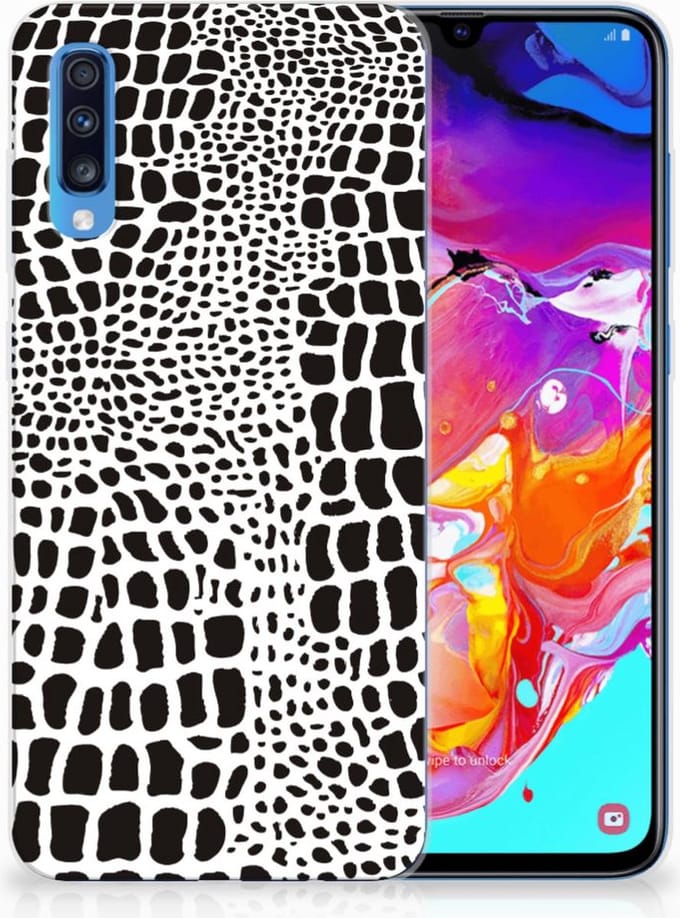 Samsung Galaxy A70 TPU Hoesje Slangenprint
