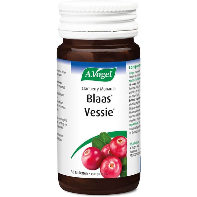 A.Vogel Cranberry Monarda Gezonde Urinewegen 30 Tabletten