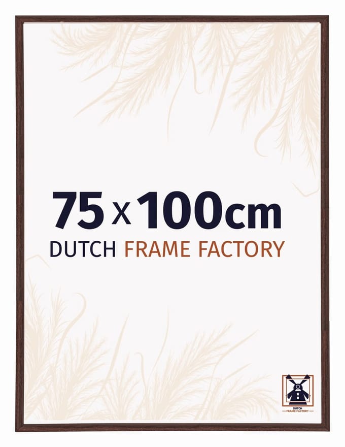 Fotolijst 75x100 cm - Kunststof - Bruin - Angers