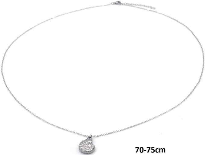 Ketting Schelp – RVS – 75cm