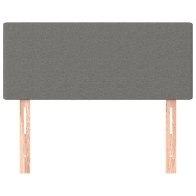 vidaXL - Hoofdbord - 80x5x78/88 - cm - stof - donkergrijs