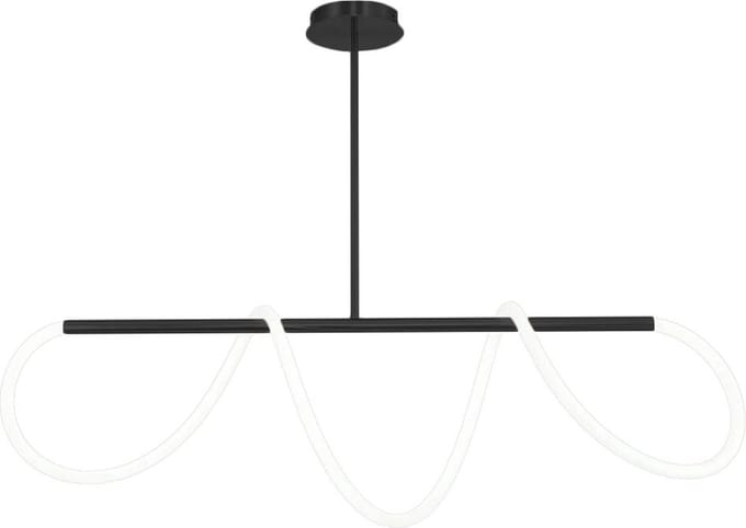 Toolight App856 Hanglamp Zwart 970X97X26Cm