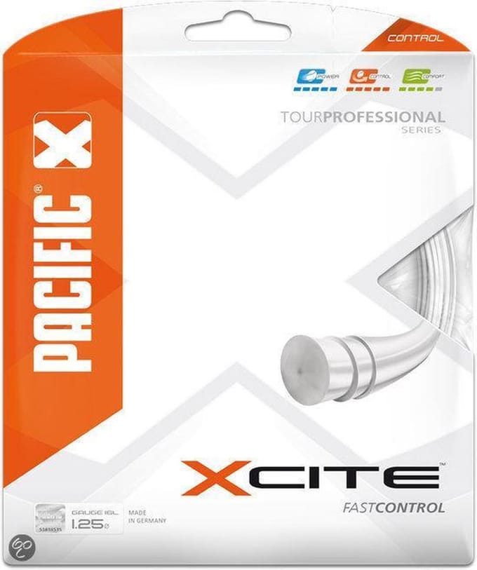 Pacific X Cite Set White 1.30 - Polyester Snaar - Wit - 12,2m