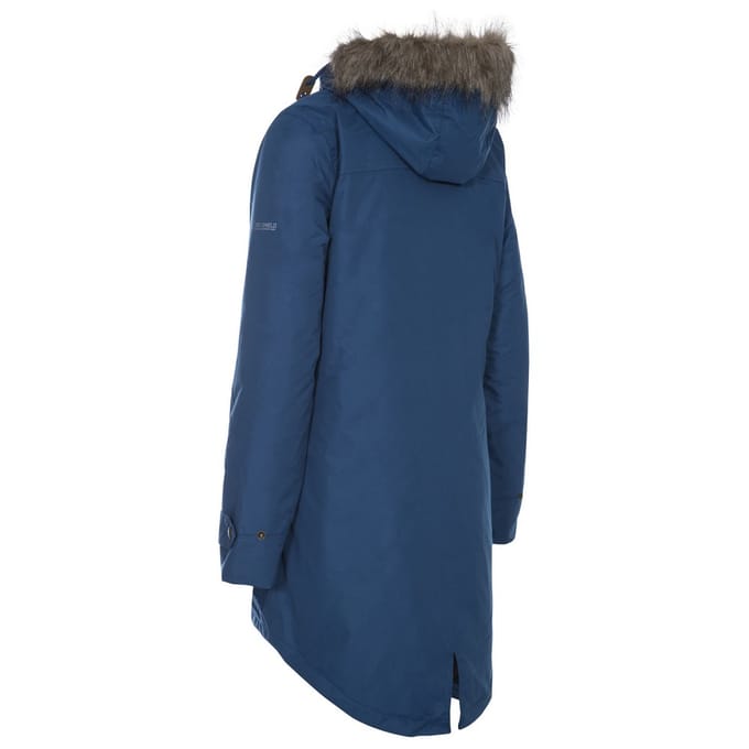 Trespass - Dames Clea Waterbestendige Gewatteerde Jas (Blauw)