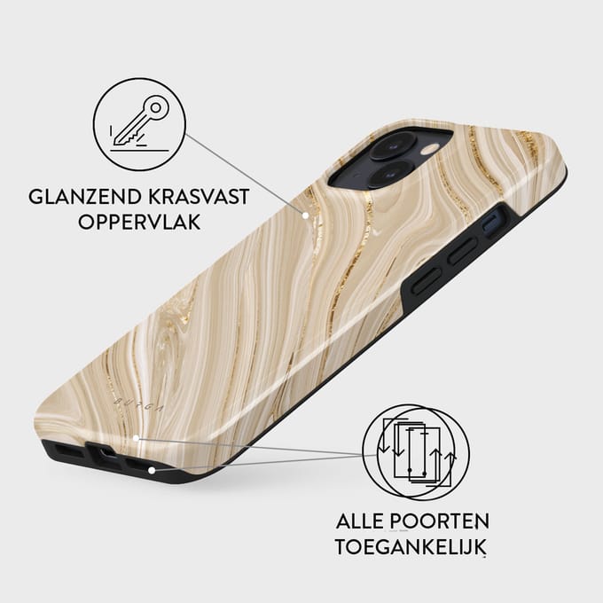 Burga Tough Backcover geschikt voor Apple iPhone 13 - Full Glam