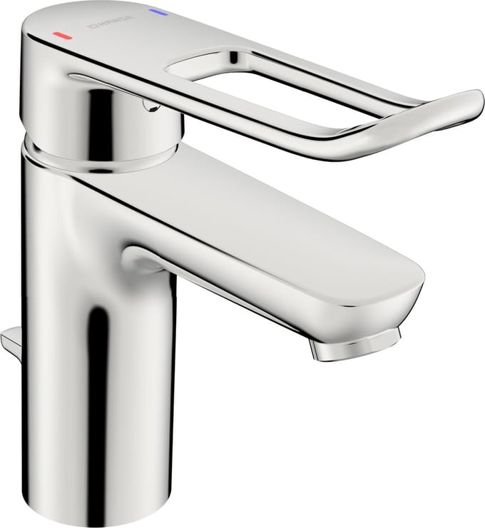 Hansa Clinica - Wastafelkraan met waste, chroom 45012186