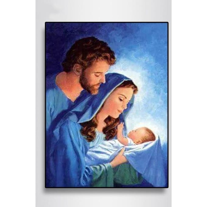 Diamant schilderij religie volledige foto Strass 5D Diy diamant borduurwerk kruissteek 20X30CM gray