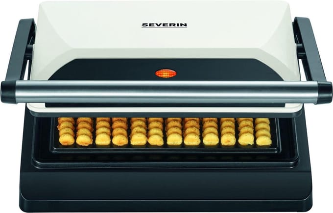 Severin WA 2114 Wafelfrietjes-maker – 800W – Anti-aanbak – Compact design