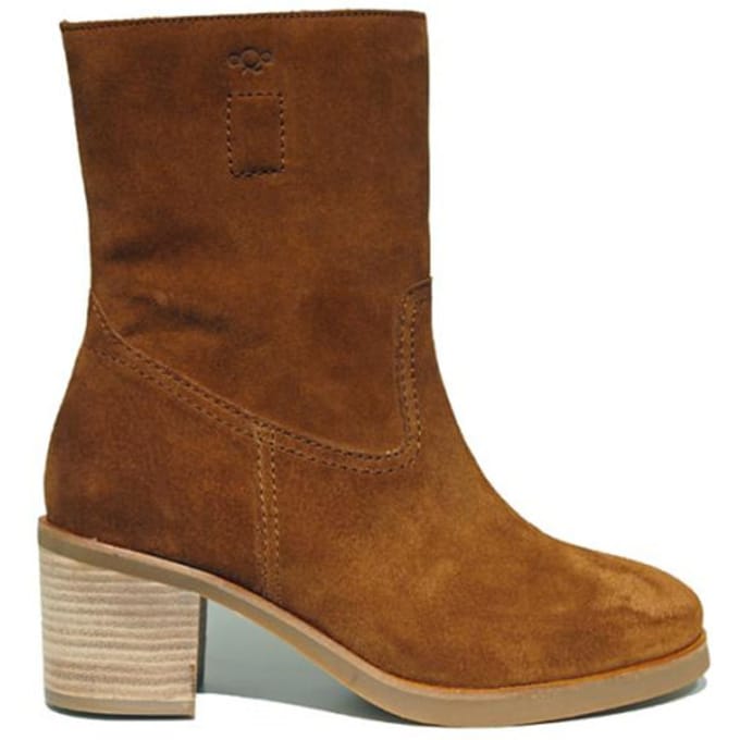 Dames Enkellaars Aqa A8477-a51 Greasy Brandy Cognac - Maat 39