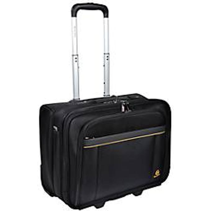 Exacompta Exactive business trolley, voor notebooks tot 15,6'', L 450 x B 255 x H 395 mm, polyester, zwart