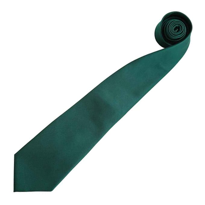 Premier Mannen “Colours” Effen Mode / Zaken Stropdas (Flesgroen)