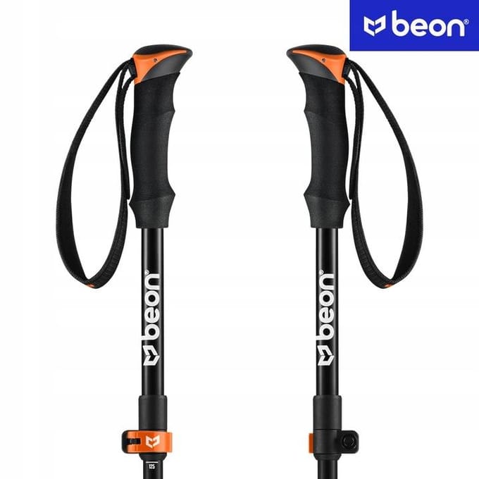 Beon Fold Lite Trekkingstokken Oranje 110-130cm Aluminium 7075