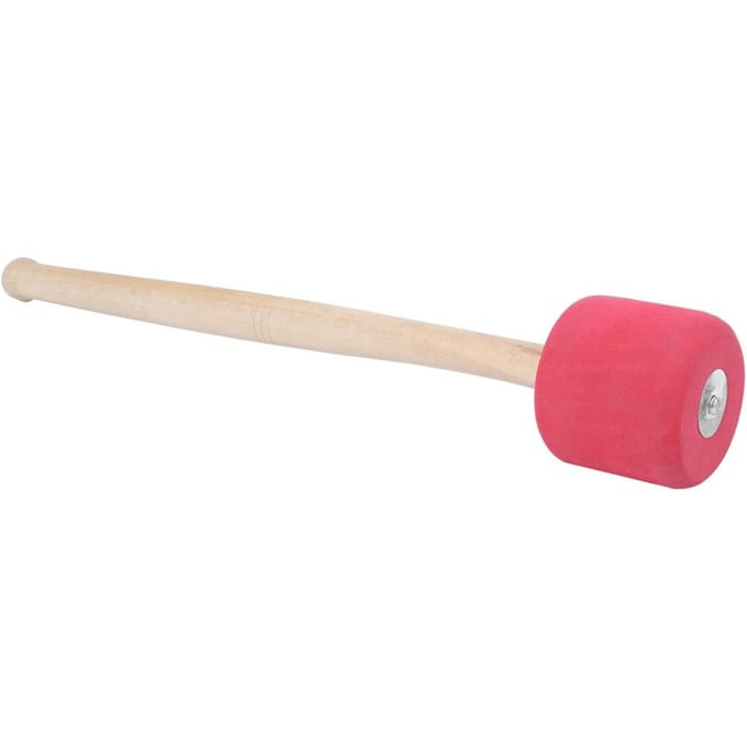 Baguette de maillet de grosse caisse pour batteurs, groupes, accessoire d'instrument de percussion, rouge beige