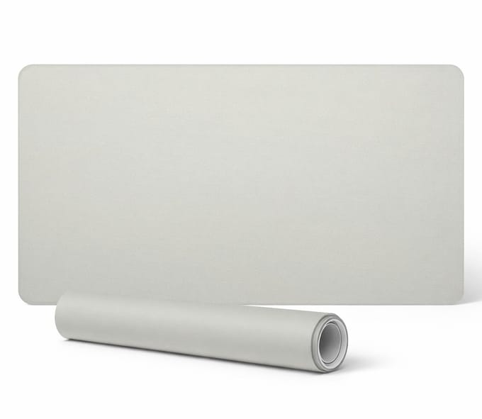 Antislip bureauonderlegger, pastelbeige, 90x45 cm