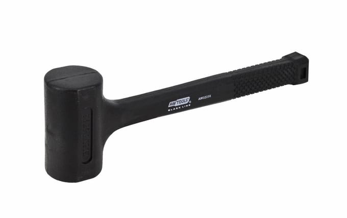 AWTOOLS Black Line - Terugslagvrije Hamer - 1000g - Ergonomische Handgreep - Slagvast
