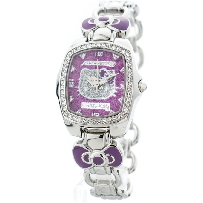 Horloge CHRONOTECH CT7105LS-03M. Kwarts, Kleur lila. Kobieta. white