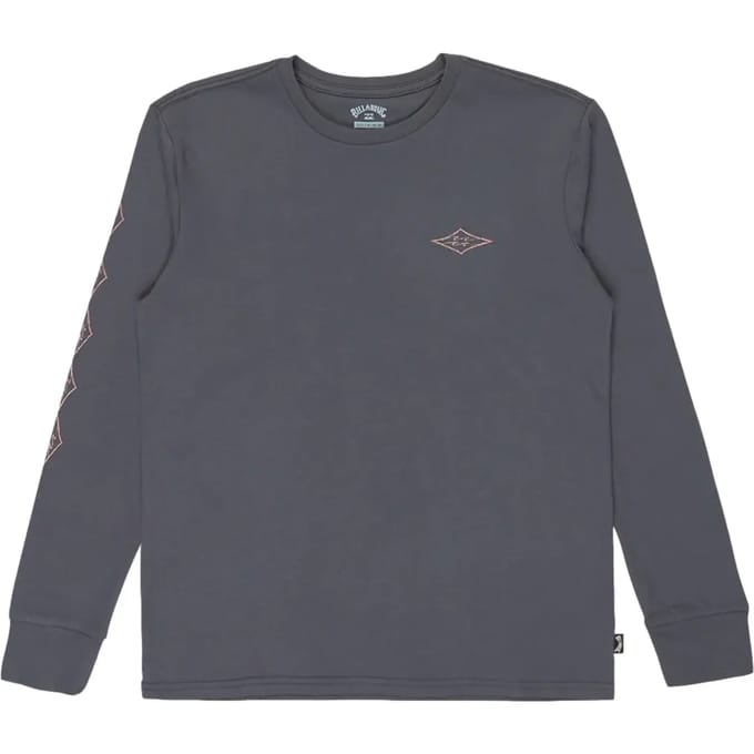 Billabong Crayon Wave T-shirt Met Lange Mouwen Grijs 8 Years Jongens
