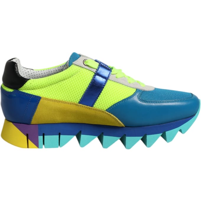 Dolce & Gabbana Multicolor Leren Lage Sneakers voor Heren