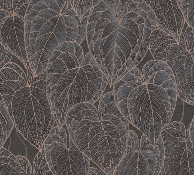 BLADEREN BEHANG | Botanisch - Bruin Zwart Goud - Living Walls Daniel Hechter 7