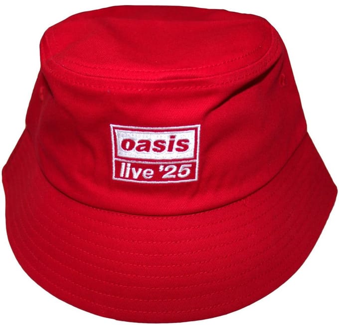 Oasis - Live '25 Logo Bucket hat / Vissershoed - Rood