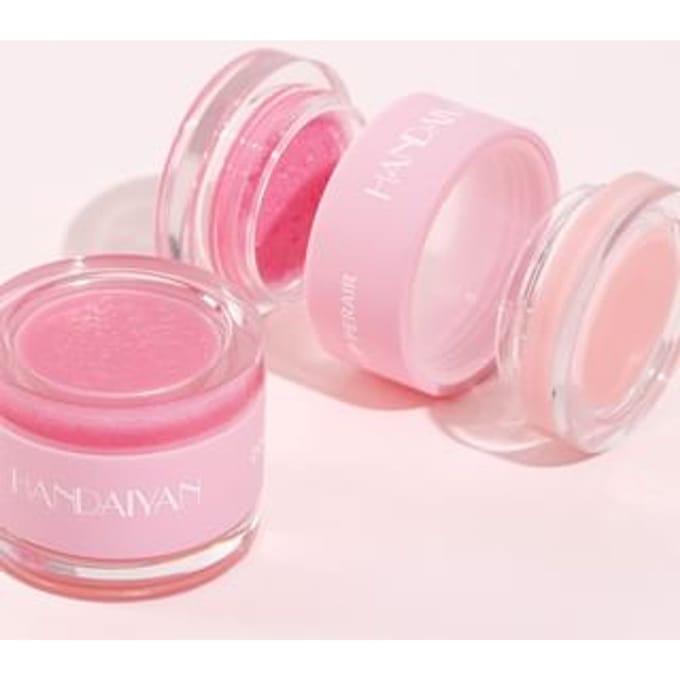 HANDAIYAN - 2 In 1 Sugar Scrub & Lip Repair Mask Set - Lipmasker