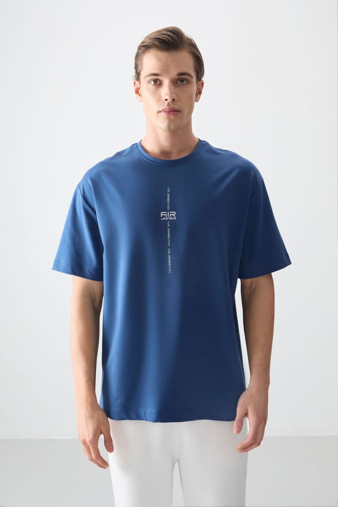 Oversized Geprinte Crew Neck T-shirt